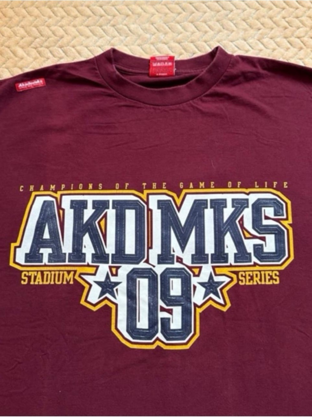 Vintage Maroon Alademiks Graphic Tee - Stadium Series Mens XL